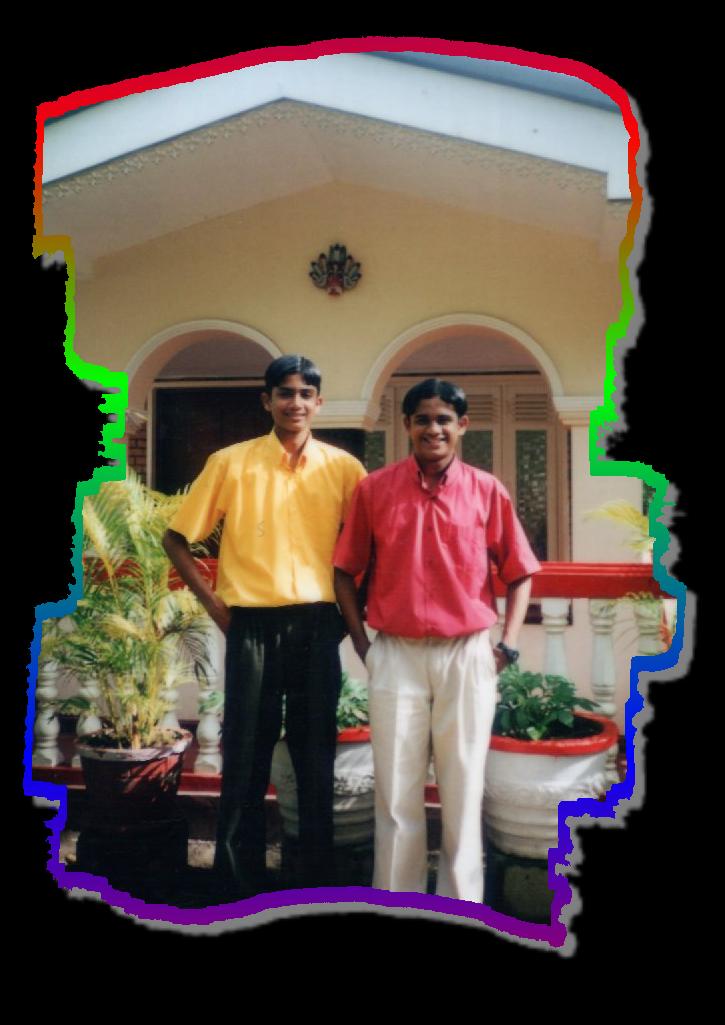 Me....CJ Pradeep with CJ Sameera (My Brother)....!@...@.!